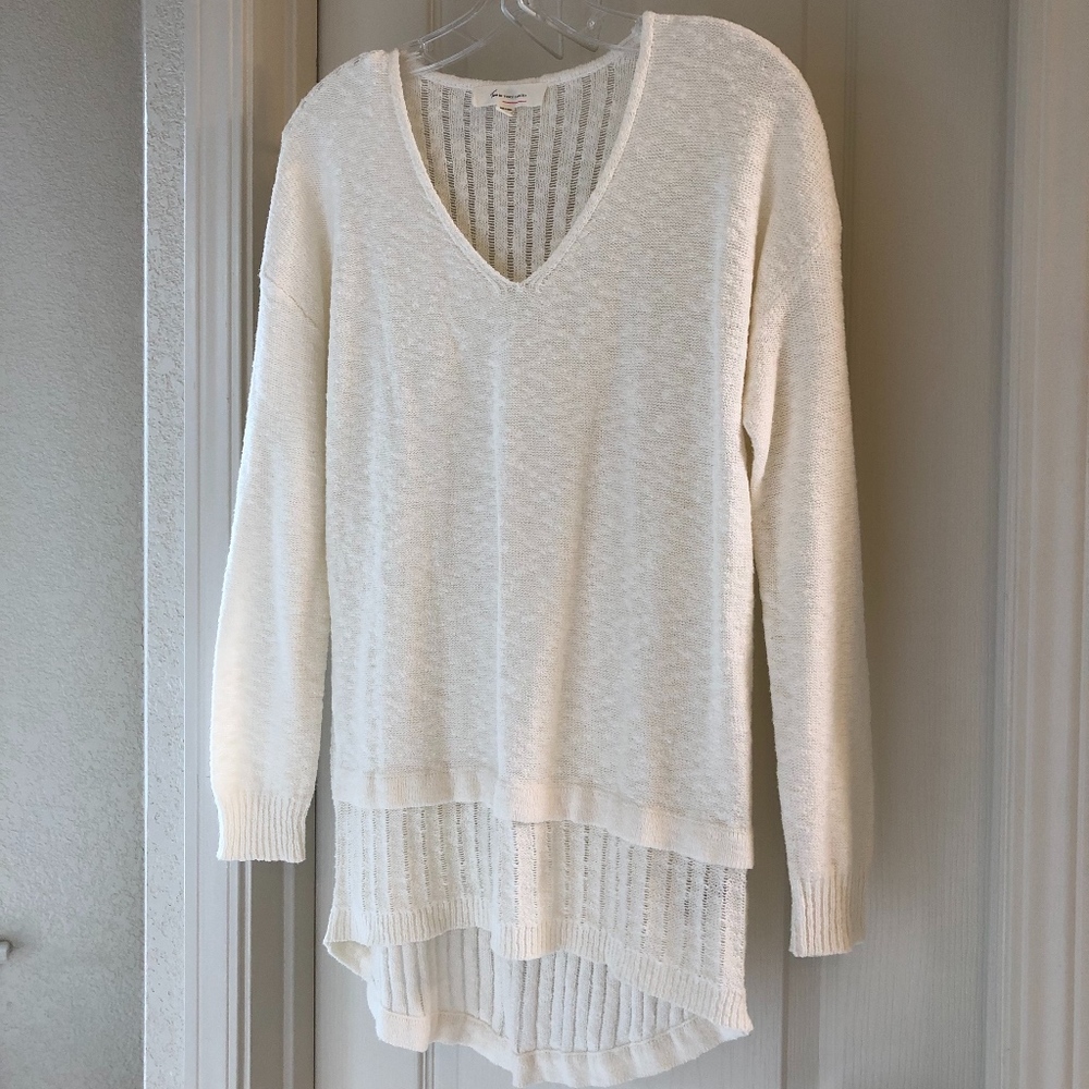 Two by Vince Camuto Cream Sweater | Size XS